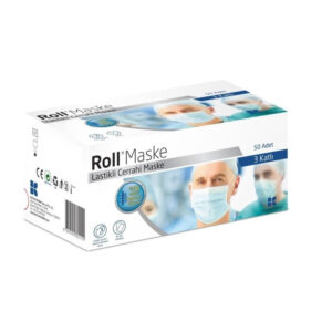 Roll Cerrahi Maske 3 Katlı Tekli Zarf 50li 1 Adet