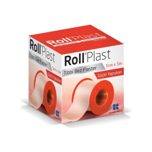 Roll Plast 5X5 M Tıbbi Flaster Çinko Oksitli Kauçuk Yapışkanlı