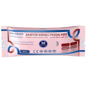 Med-Cover Bariyer Kremli Perine Bölgesi Temizleme Havlusu 50 li